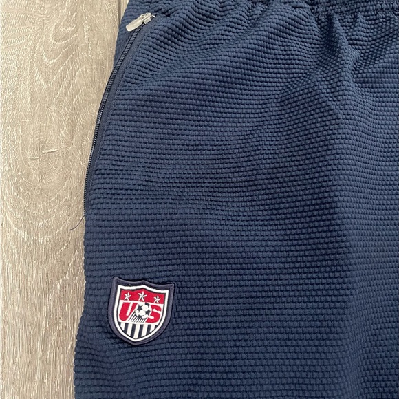 Vintage Nike USMNT Soccer Warm Up Pants Men’s Size Medium Navy Blue USA - Picture 2 of 11